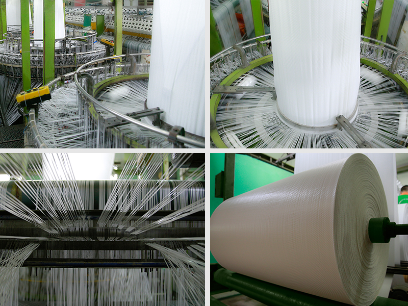 Dệt vải PP là giai đoạn 2 trong Quy trình sản xuất bao bì nhựa bopp