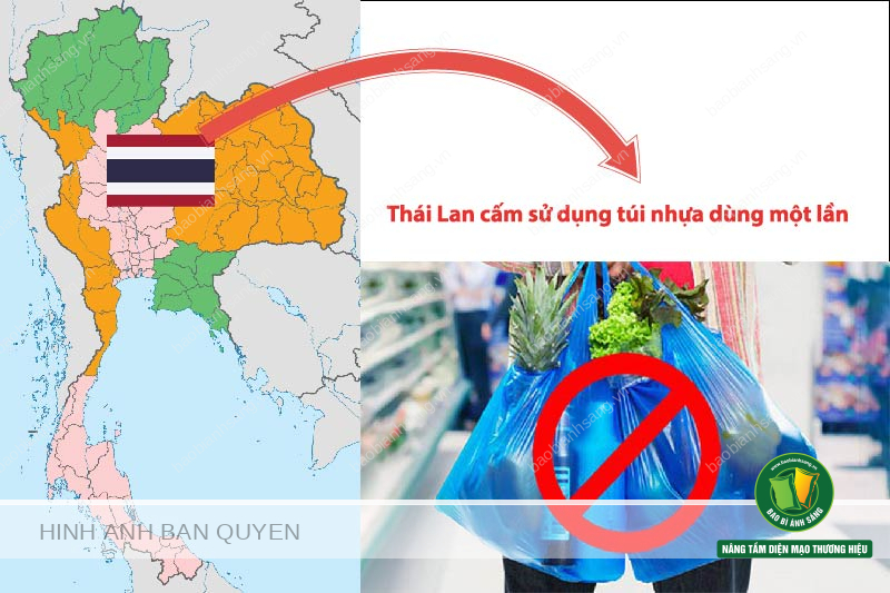 Thái Lan cấm sử dụng túi nhựa dùng một lần 