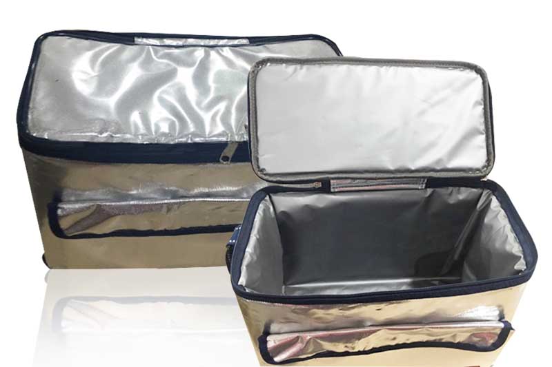 Túi giữ nhiệt xuất khẩu làm từ vải PEVA cách nhiệt có tráng nhôm 