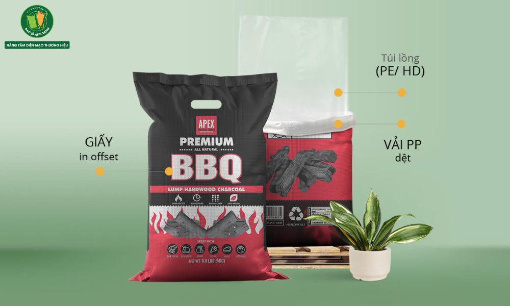 Bao Bì Đựng Than Cao Cấp Ánh Sáng | Nâng Tầm Diện Mạo Thương Hiệu 14 Cấu trúc bao giấy Offset đựng than được Bao Bì Ánh Sáng thiết kế và sản xuất
