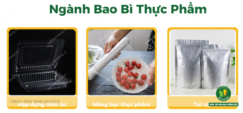 ứng dụng hạt nhựa PET trong ngành bao bì thực phẩm