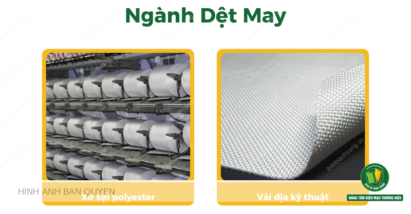 ứng dụng hạt nhựa PET trong ngành dệt may