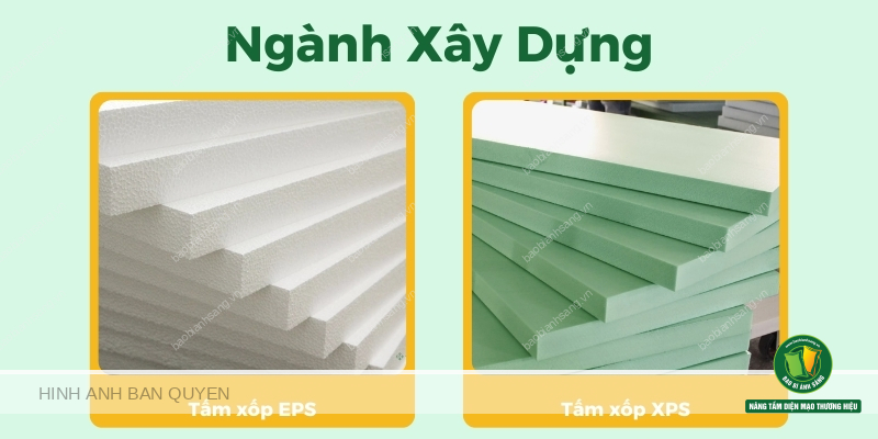 ứng dụng của hạt nhựa PS trong ngành xây dựng