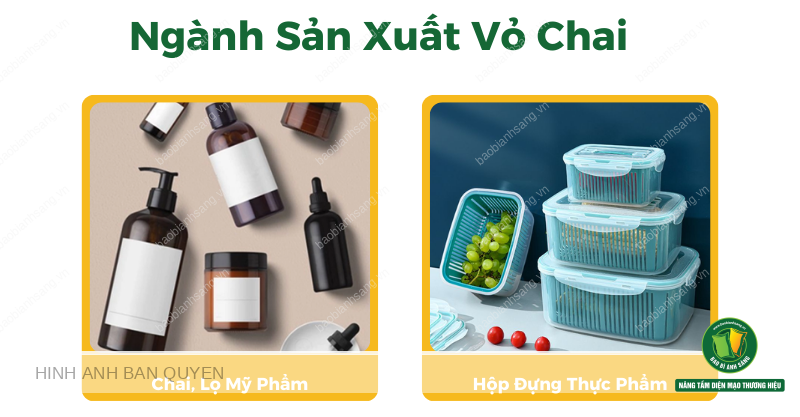 ứng dụng hạt nhựa SAN trong ngành sản xuất vỏ chai