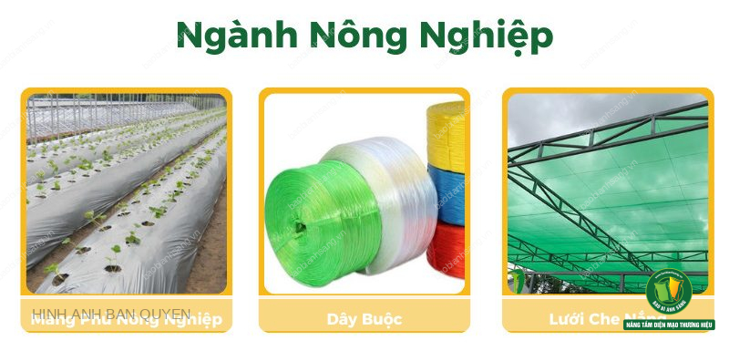 ứng dụng hạt nhựa PE trong ngành nông nghiệp