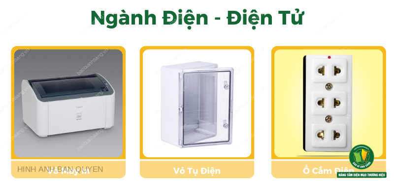 ứng dụng hạt nhựa SAN trong ngành diện- điện tử