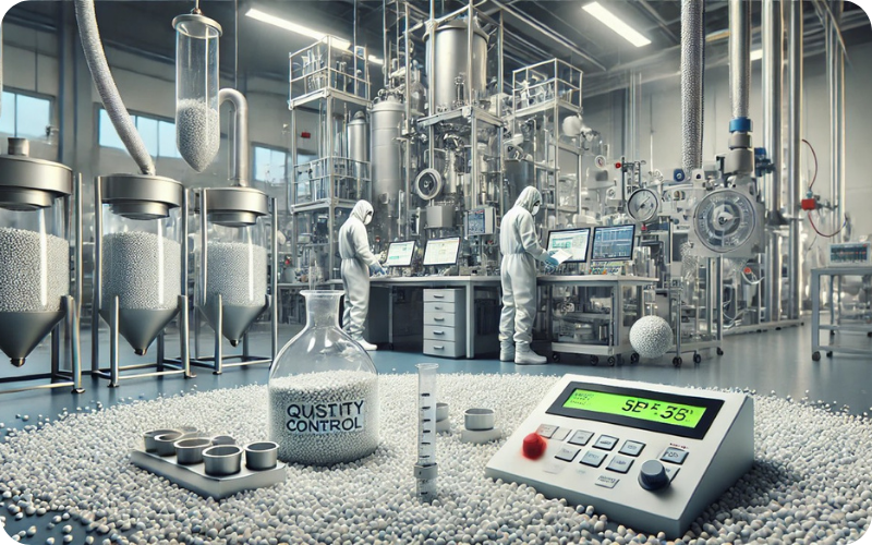 quy trinh kiem tra chat luong trong san xuat hat nhua nguyen sinh Bao Bì Ánh Sáng - Chuyên Gia Bao Bì PP Dệt