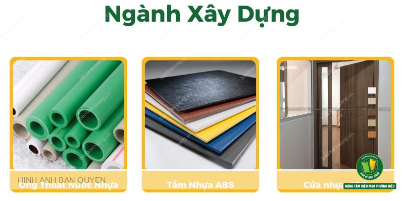 Công dụng của hạt nhựa ABS trong ngành xây dựng