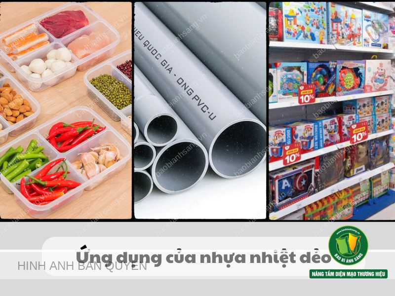 Ứng dụng của nhựa nhiệt dẻo trong bao bì, đồ chơi