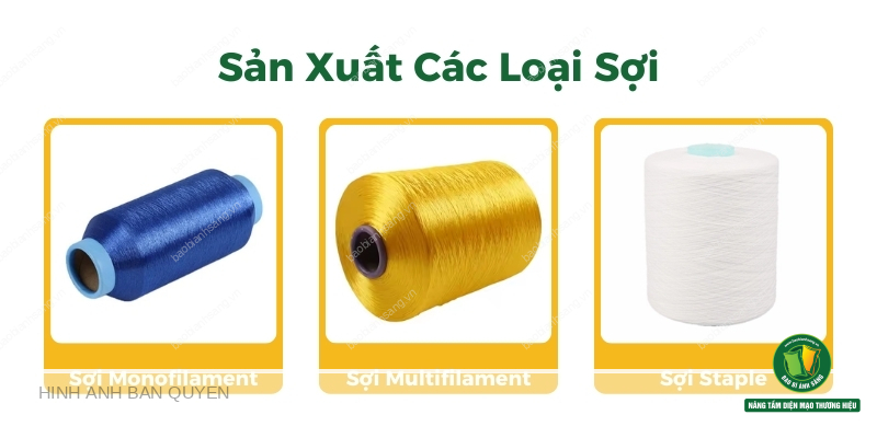 Sản xuất các loại sợi từ hạt nhựa PP T3034