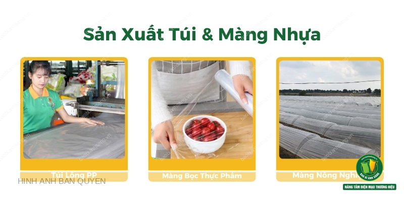 sản xuất túi và màng nhựa từ hạt nhựa LLDPE FD21HN