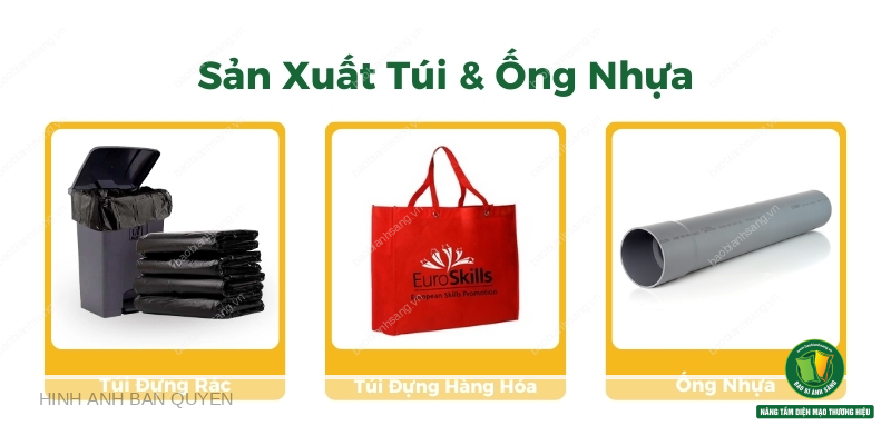 Sản xuất túi và ống nhựa từ hạt nhựa LLDPE FD21HN