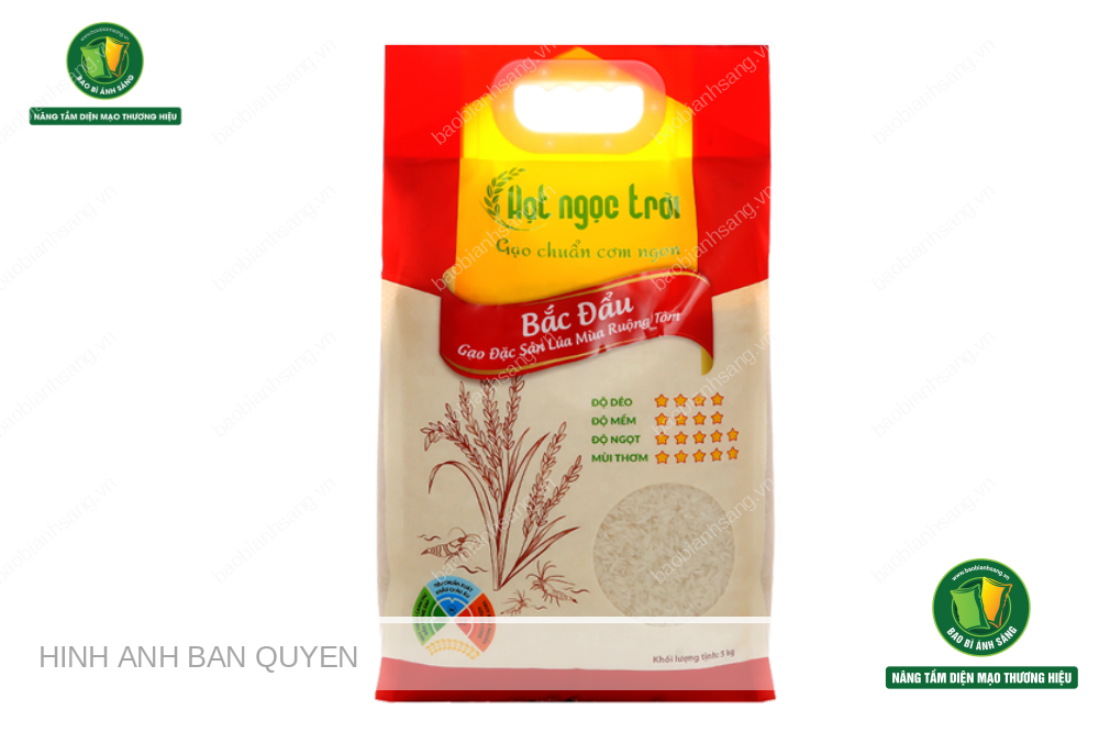 Bao bì đựng gạo 5kg PA/PE