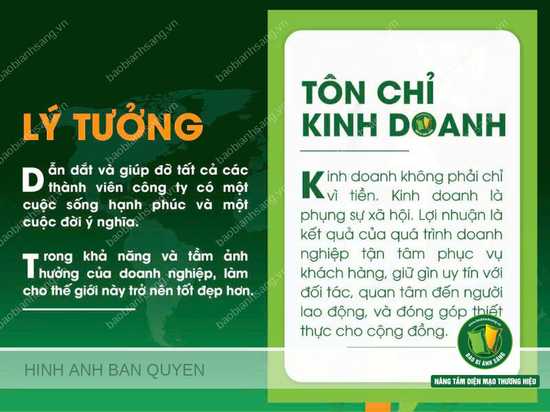 ly tuong ton chi kinh doanh