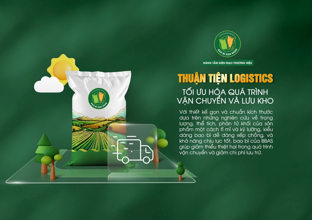 Lựa chọn giải pháp bao bì 3IN1 của Bao Bì Ánh Sáng, doanh nghiệp sẽ không còn phải đau đầu với vấn đề chi phí logistic.