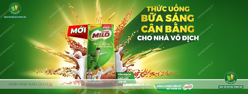 Khi nhắc đến Milo, khách hàng sẽ liên tưởng đến thức uống dinh dưỡng hoàn hảo cho bữa sáng của trẻ