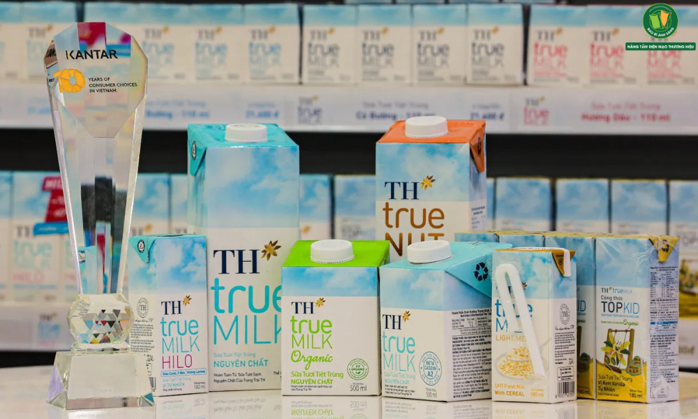 Theo báo cáo Vietnam Brand Footprint năm 2023, thương hiệu lọt top 2 “Sản phẩm sữa được người tiêu dùng thành thị lựa chọn nhiều nhất”. 
