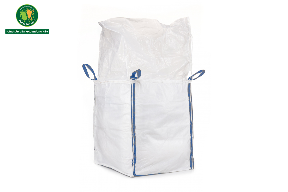 Bao Jumbo 500kg - 1000kg - 1500kg - 2000kg chất lượng, độ bền cao 22 4 Bao bi Jumbo nap trum day bang Bao Bì Ánh Sáng - Chuyên Gia Bao Bì PP Dệt