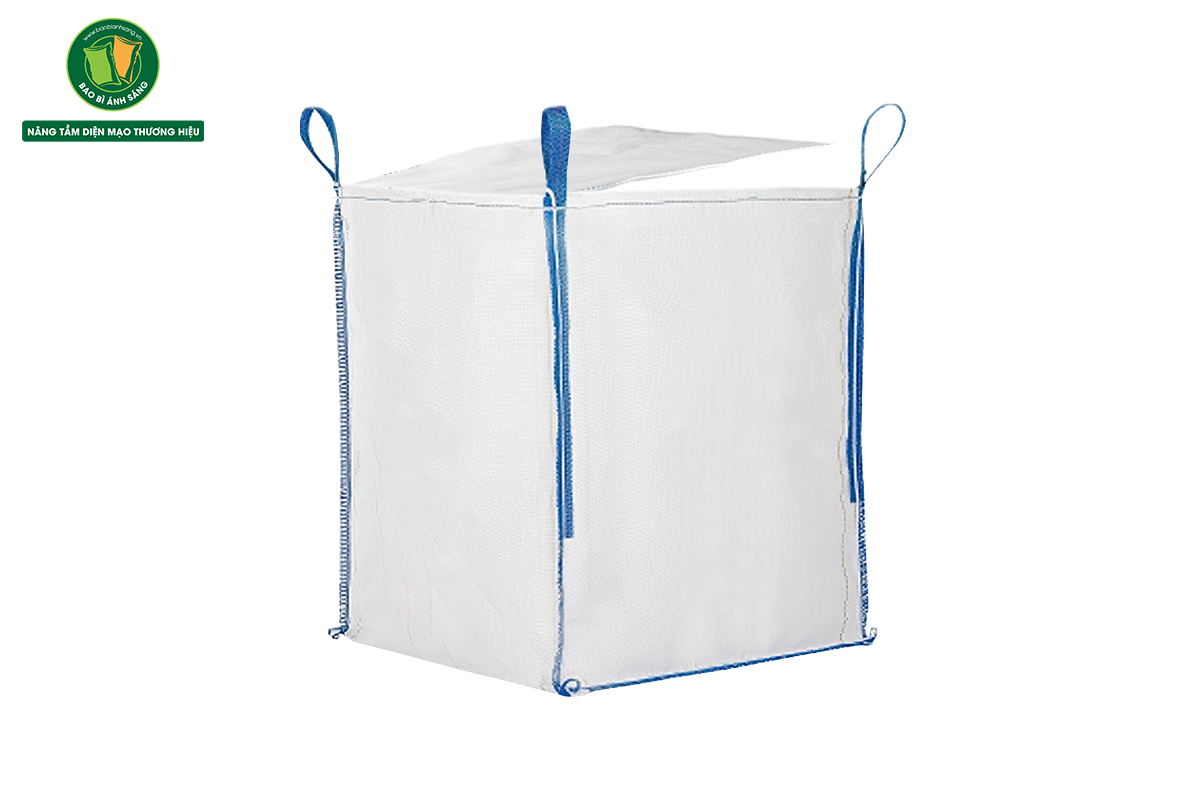 Bao Jumbo 500kg - 1000kg - 1500kg - 2000kg chất lượng, độ bền cao 23 5 Bao jumbo nap mo 3 bien Bao Bì Ánh Sáng - Chuyên Gia Bao Bì PP Dệt