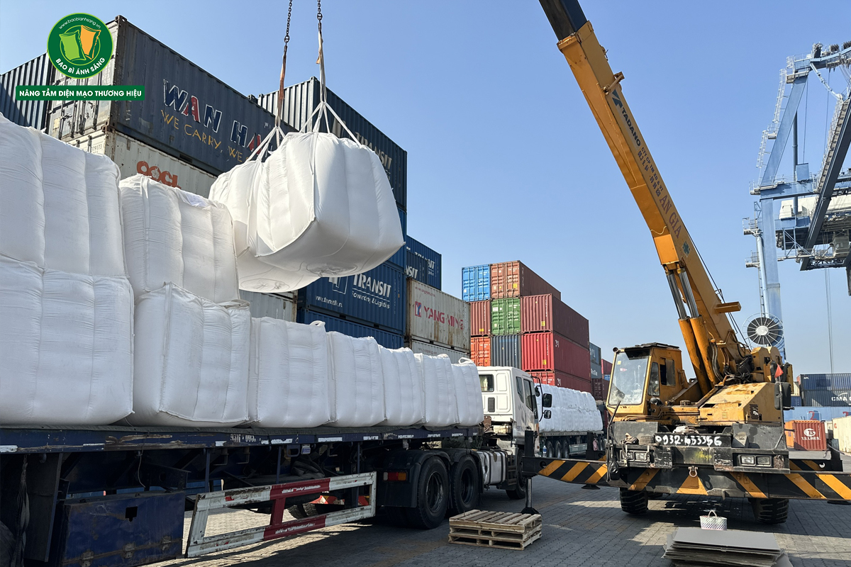 Bao Jumbo 500kg - 1000kg - 1500kg - 2000kg chất lượng, độ bền cao 25 6 4 Bao Bì Ánh Sáng - Chuyên Gia Bao Bì PP Dệt